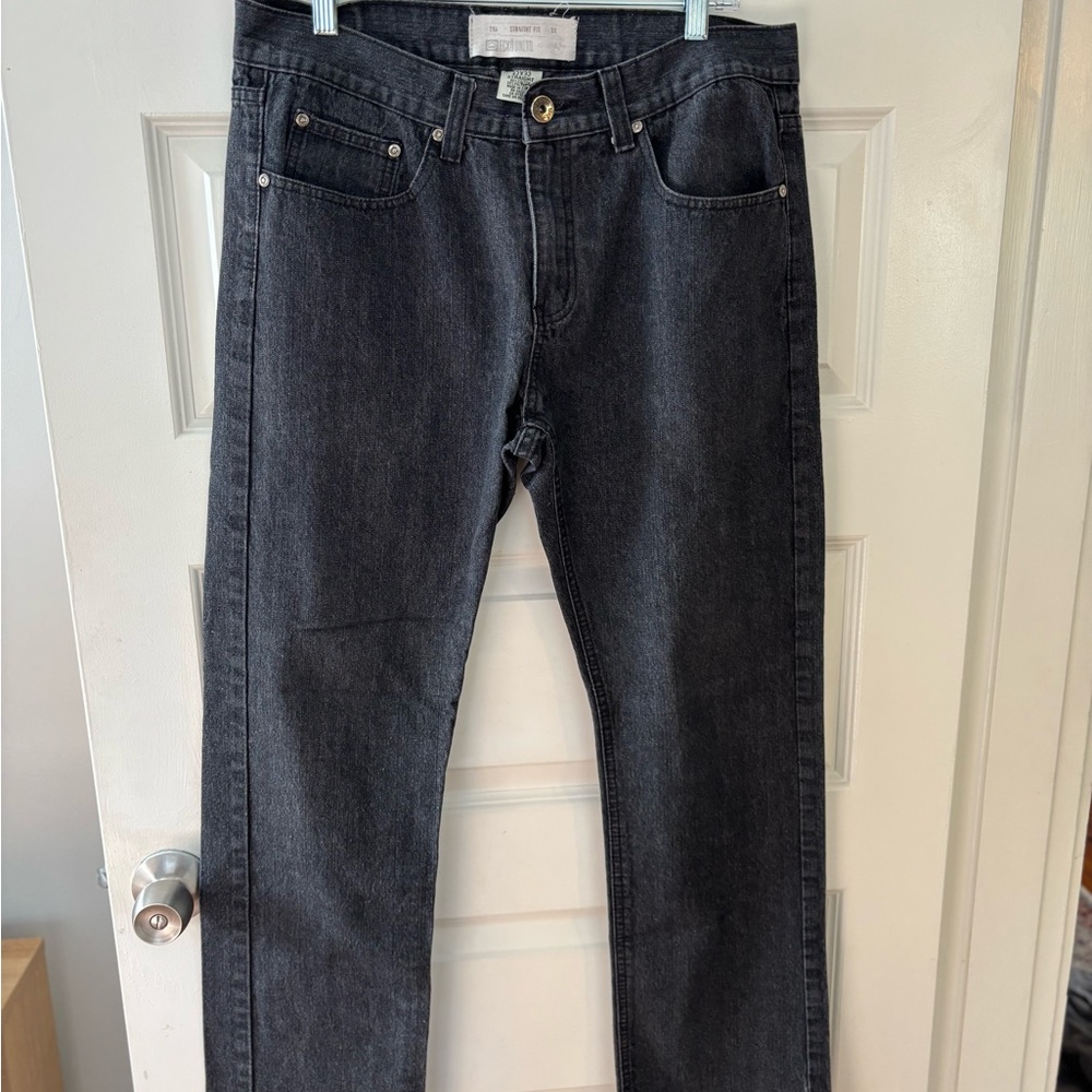 Ecko Unlimited Men's Charcoal Straight Jeans